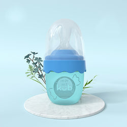 Silicone Squeeze Feeding Spoon Bottle