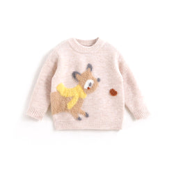Fox Knit Pullover Sweater