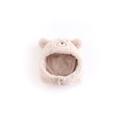 Toddler Fuzzy Bear Winter Hat