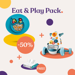 Eat & Play Pack (Baby Playmat + FREE Mini Box +  Baby Walker)
