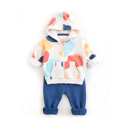 Colorful Cotton Sweatsuit Set