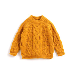 Twist Knit Pullover Sweater
